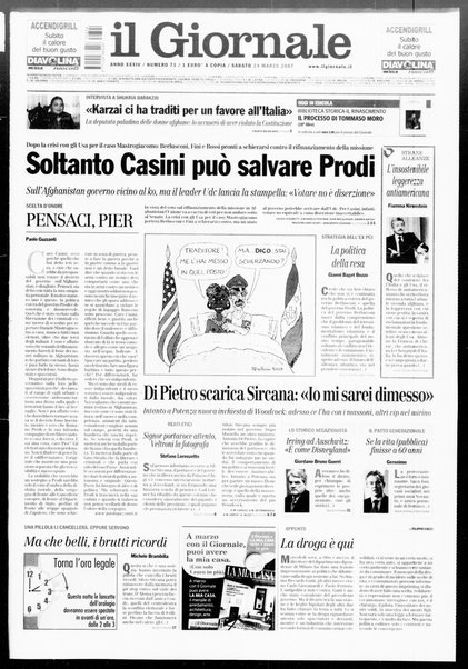 Il giornale : quotidiano del mattino